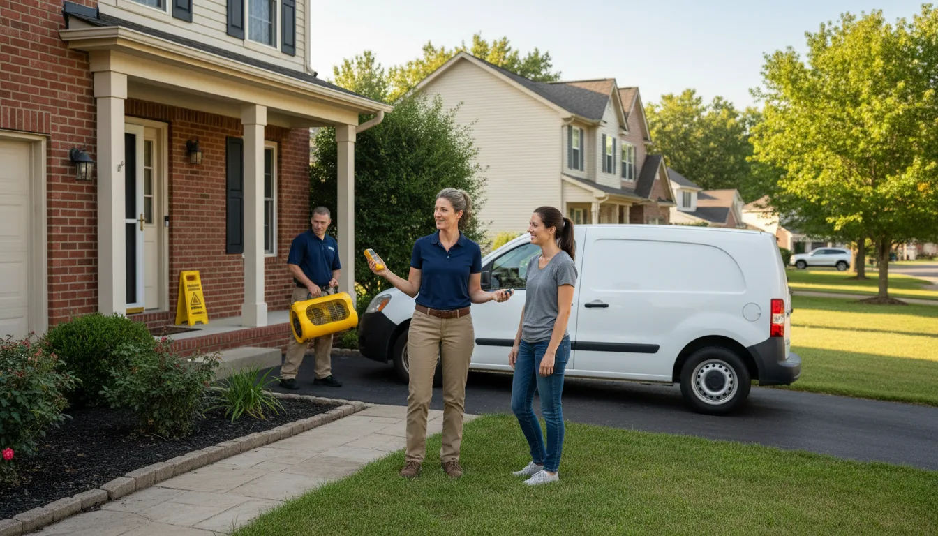 Water restoration image for Flood Water Cleanup, Removal And Restoration Services in Poolesville, MD